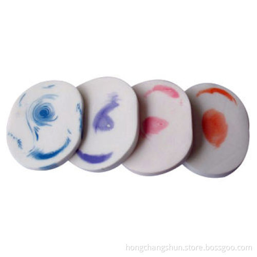 PVA puff for face cleaning, various patterns and colors are available